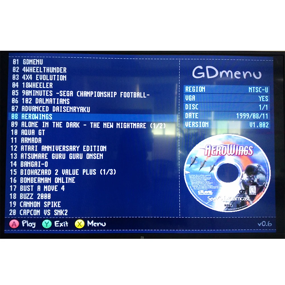 RetroScaler GDEMU 5.15b Optical Drive Simulation Board and SD Memory Card for DC Dreamcast Video Game Console