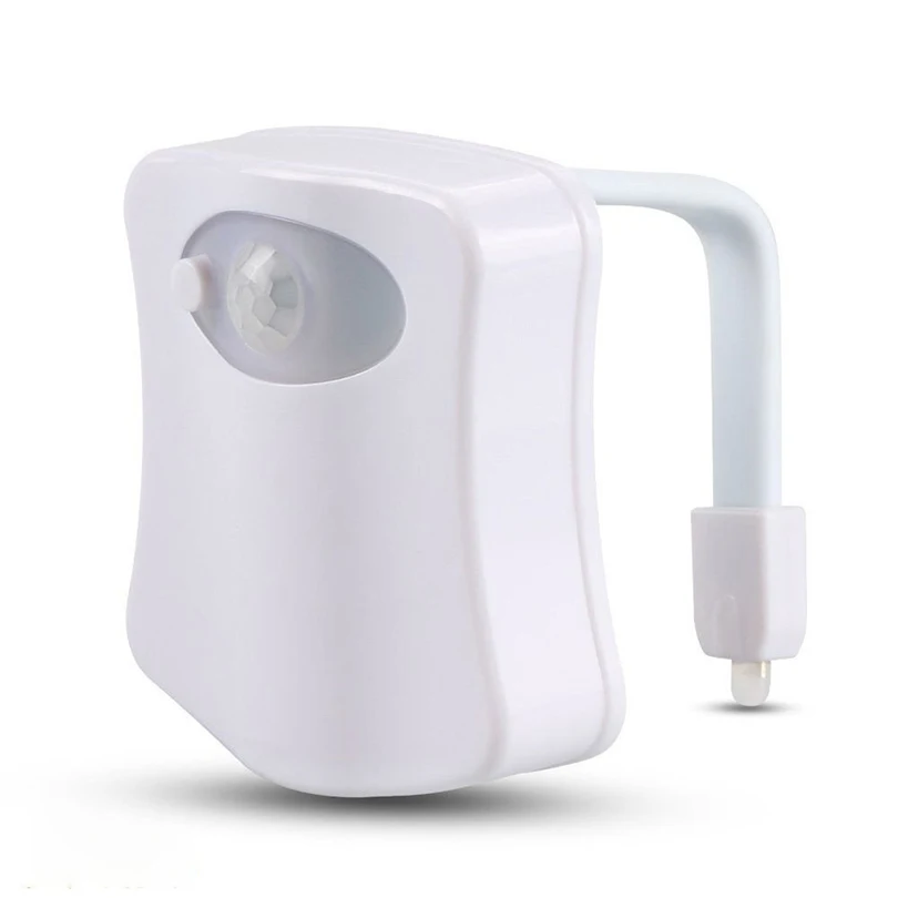 Toilet Night Light PIR Motion Sensor Toilet Lights LED Washroom Night Lamp 16 Colors Toilet Bowl Lighting For Bathroom Washroom