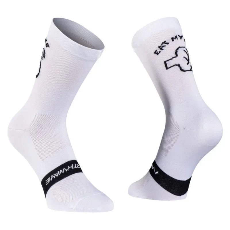 New Sport Running Cycling Socks Monday Sunday Breathable Road Bicycle Socks Men Women Bike Socks