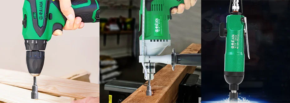 6mm~19mm 1pcs Power Nut Driver Set Magnetic Standard Socket Wrench 65mm 1/4" Hex Shank Power Tools Power Drills Impact Drivers