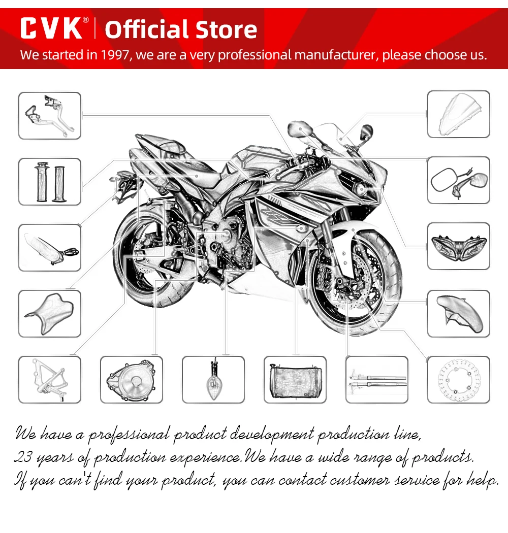 CVK Engine Cover Motor Stator Cover CrankCase Side Cover For SUZUKI GSF BANDIT 600 GSXF 600 750 KATANA GSXR GSX GSX-R 1100 GSX-F