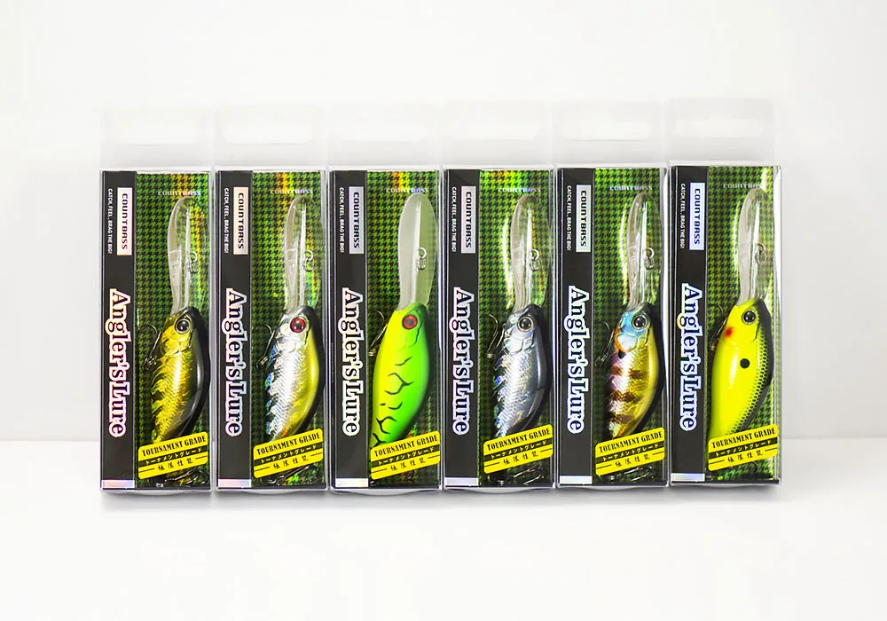 COUNTBASS Crankbait 65mm 14.5g Deep Diver Floating Hardbaits Fishingg Lures Diving Depth 4m Crank Wobblers Angler's Lure
