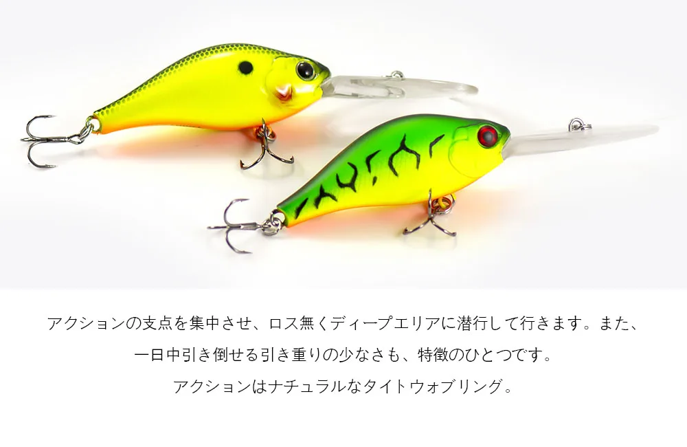 COUNTBASS Crankbait 65mm 14.5g Deep Diver Floating Hardbaits Fishingg Lures Diving Depth 4m Crank Wobblers Angler's Lure