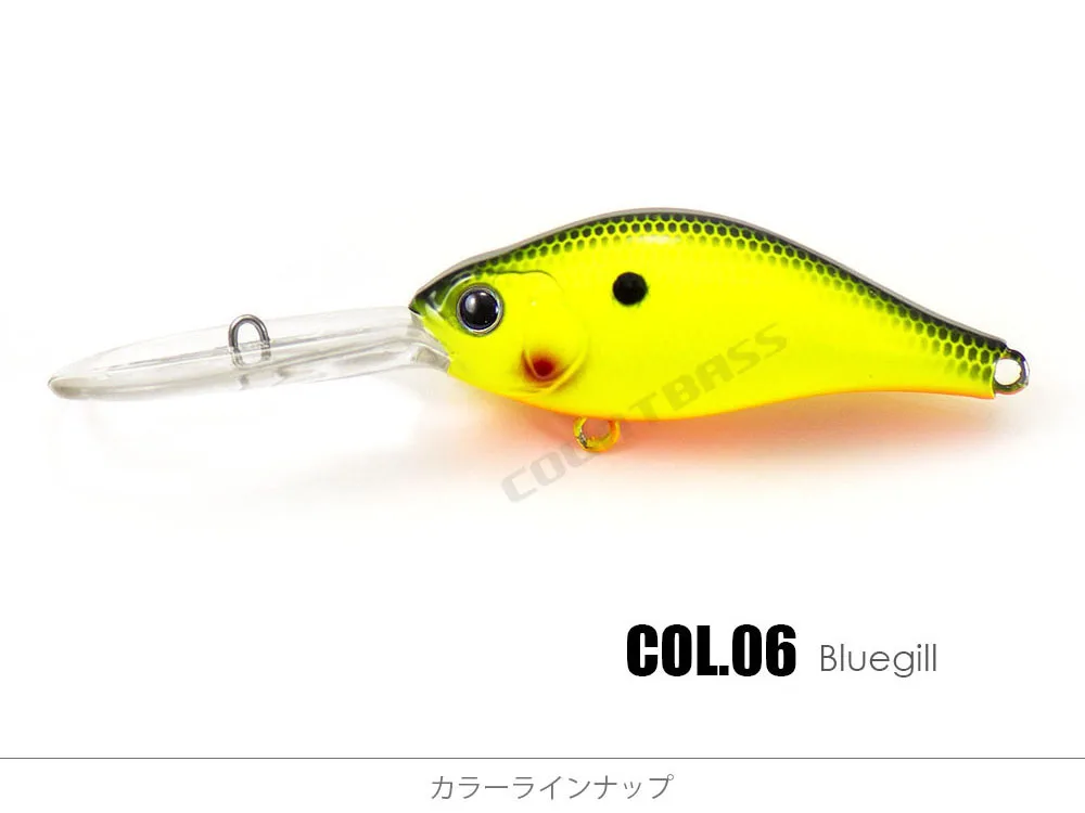 COUNTBASS Crankbait 65mm 14.5g Deep Diver Floating Hardbaits Fishingg Lures Diving Depth 4m Crank Wobblers Angler's Lure