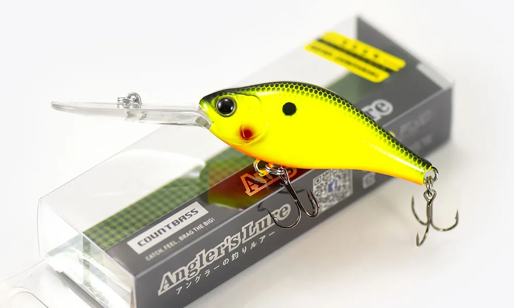 COUNTBASS Crankbait 65mm 14.5g Deep Diver Floating Hardbaits Fishingg Lures Diving Depth 4m Crank Wobblers Angler's Lure