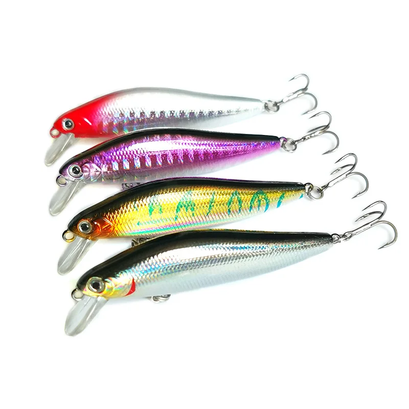 OUTKIT 1pcs Fishing Lure Minnow 7g10g Sinking Artificial Bait 3D Eyes Plastic Wobblers Tackle Pesca Far-casting Magnet System