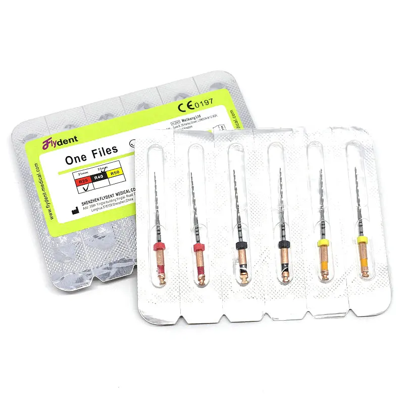 Dental Reciprocating Files 25mm R25/R40/R50 Only One Files Reciprocation NITI File Dental Endodontic Dentistry Endo Instrument