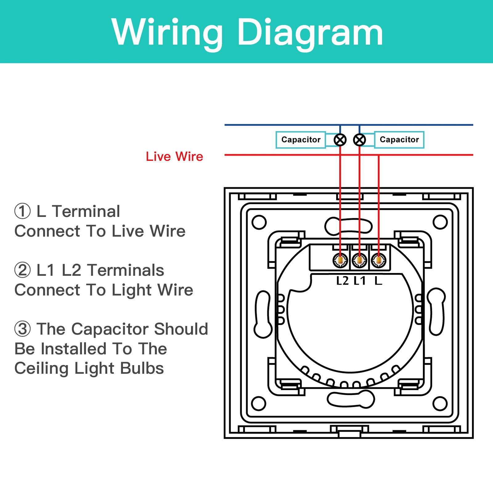 Bseed EU Standard Touch Dimmer Switch 2 Gang 1 Way Led White Black Grey Gloden Crystal Class Panel Dimmer With Adapter