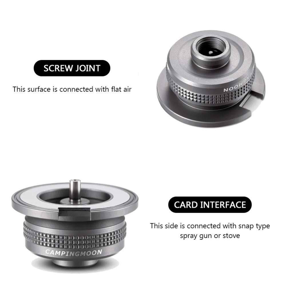 Outdoor Camping Stove Adapter Multi-purpose Switching Valve Accessories Connector To LPG Cylinders Liquefied Cylinder Gas Tank