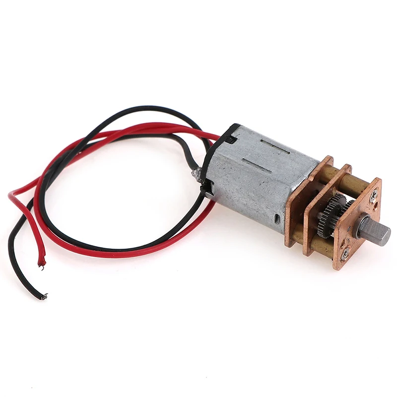 1PC 5V DC / 3-6V Steel Gear N20 Mini Precision Geared Motor D-Axis Speed Reduction Motor