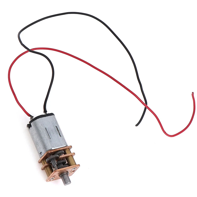 1PC 5V DC / 3-6V Steel Gear N20 Mini Precision Geared Motor D-Axis Speed Reduction Motor