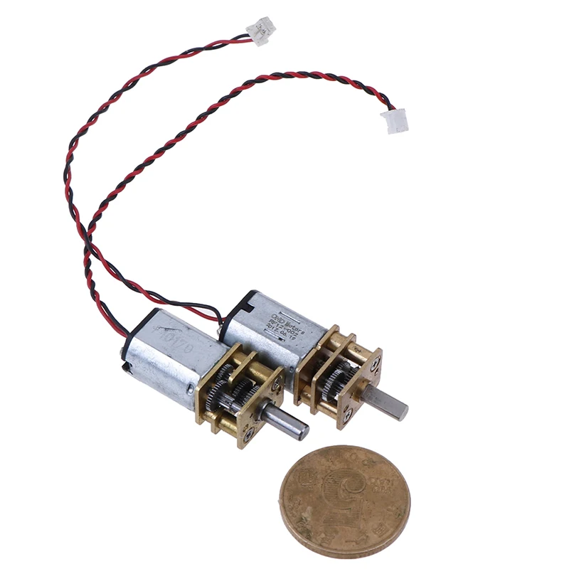 1PC 5V DC / 3-6V Steel Gear N20 Mini Precision Geared Motor D-Axis Speed Reduction Motor