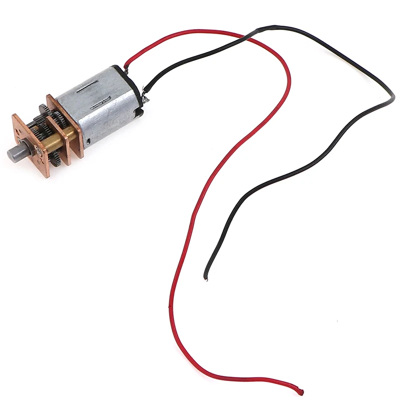 1PC 5V DC / 3-6V Steel Gear N20 Mini Precision Geared Motor D-Axis Speed Reduction Motor