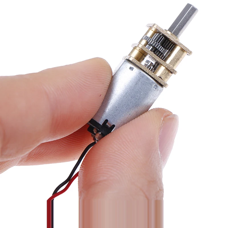 1PC 5V DC / 3-6V Steel Gear N20 Mini Precision Geared Motor D-Axis Speed Reduction Motor
