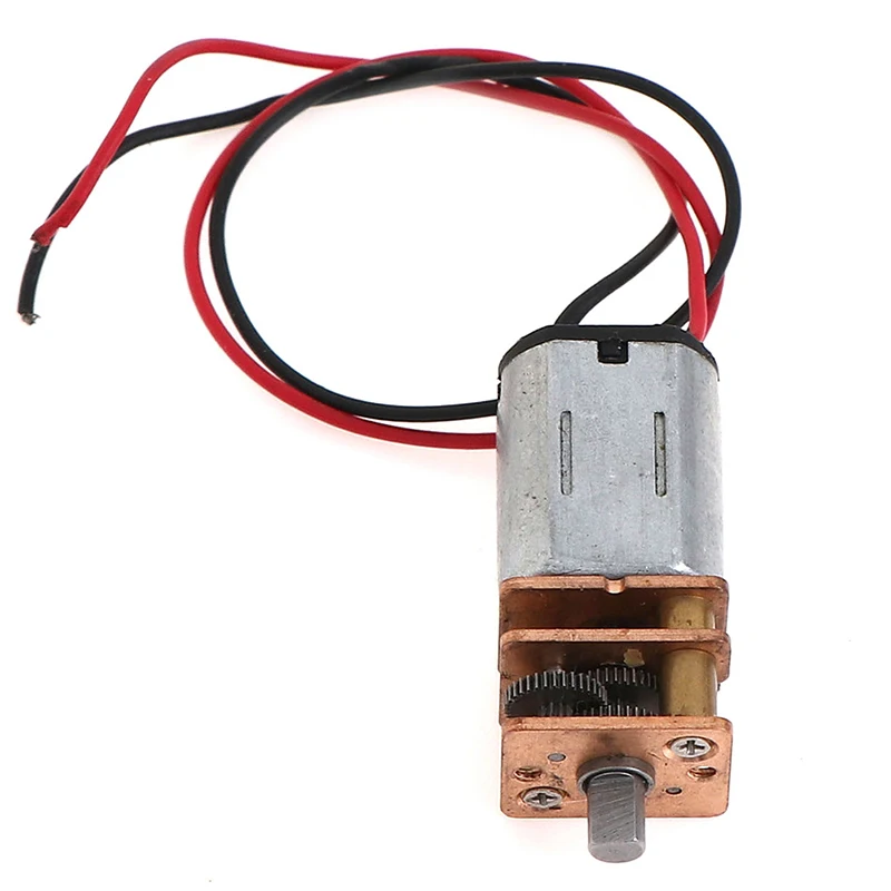 1PC 5V DC / 3-6V Steel Gear N20 Mini Precision Geared Motor D-Axis Speed Reduction Motor