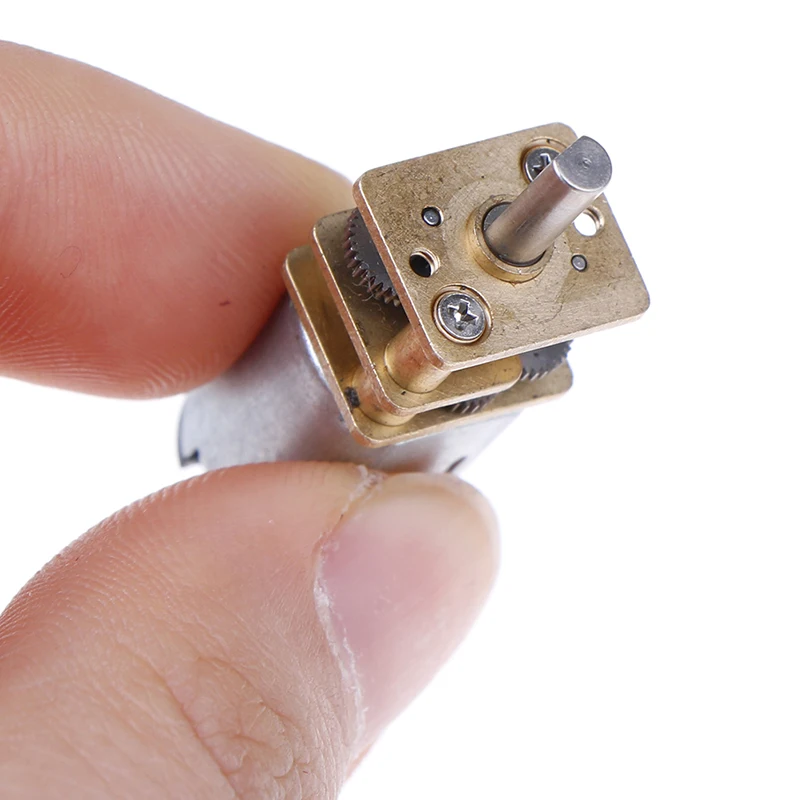 1PC 5V DC / 3-6V Steel Gear N20 Mini Precision Geared Motor D-Axis Speed Reduction Motor