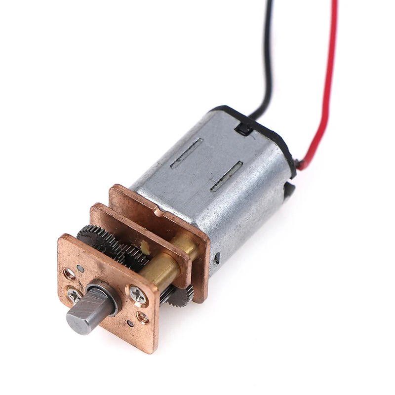 1PC 5V DC / 3-6V Steel Gear N20 Mini Precision Geared Motor D-Axis Speed Reduction Motor