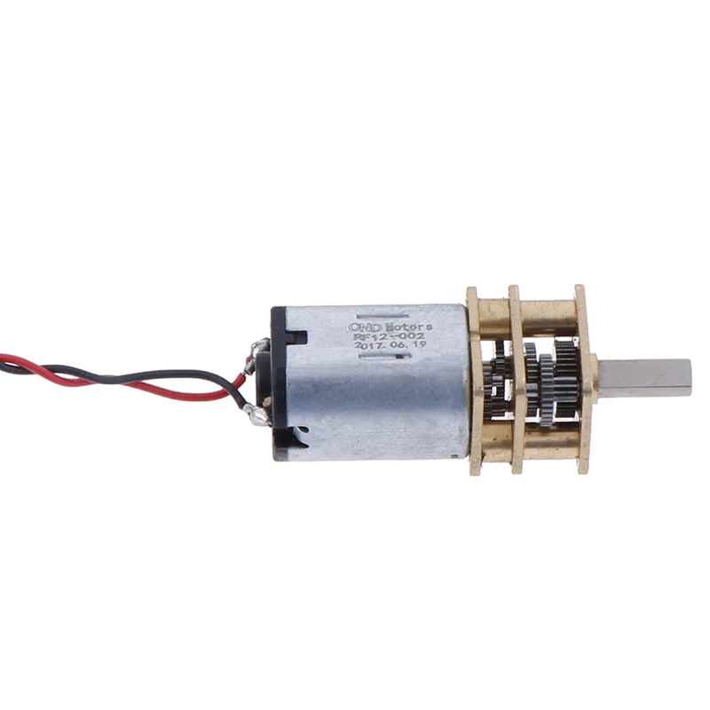 1PC 5V DC / 3-6V Steel Gear N20 Mini Precision Geared Motor D-Axis Speed Reduction Motor