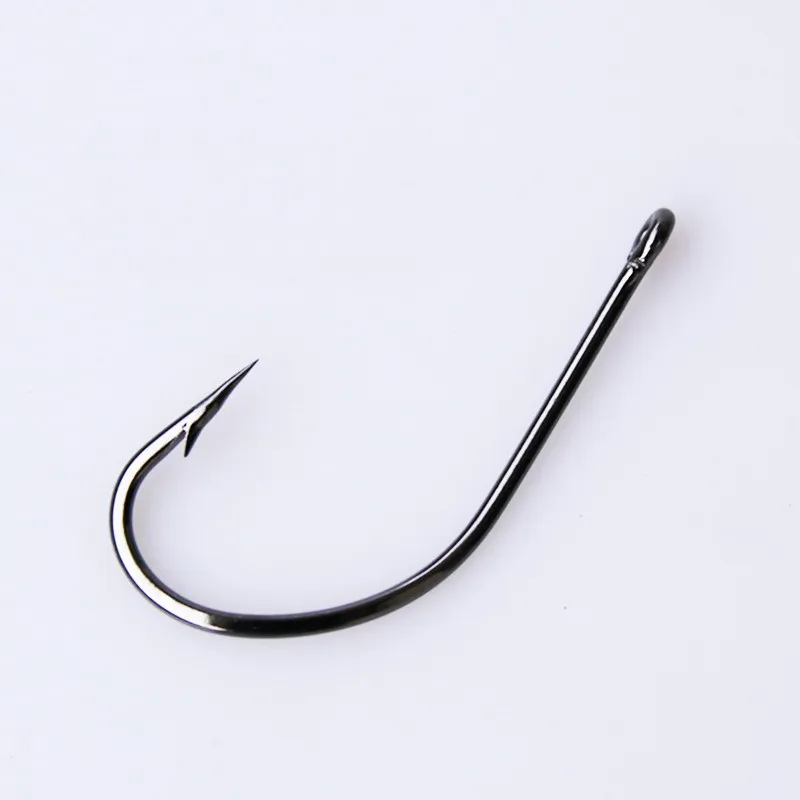 10PcS/Box Sea Big Hooks 18#-30# High Carbon Steel Fishing Hooks Fly Jig Hook Carp Fishing Hook Saltwater Jig Lure Sea Fishhook