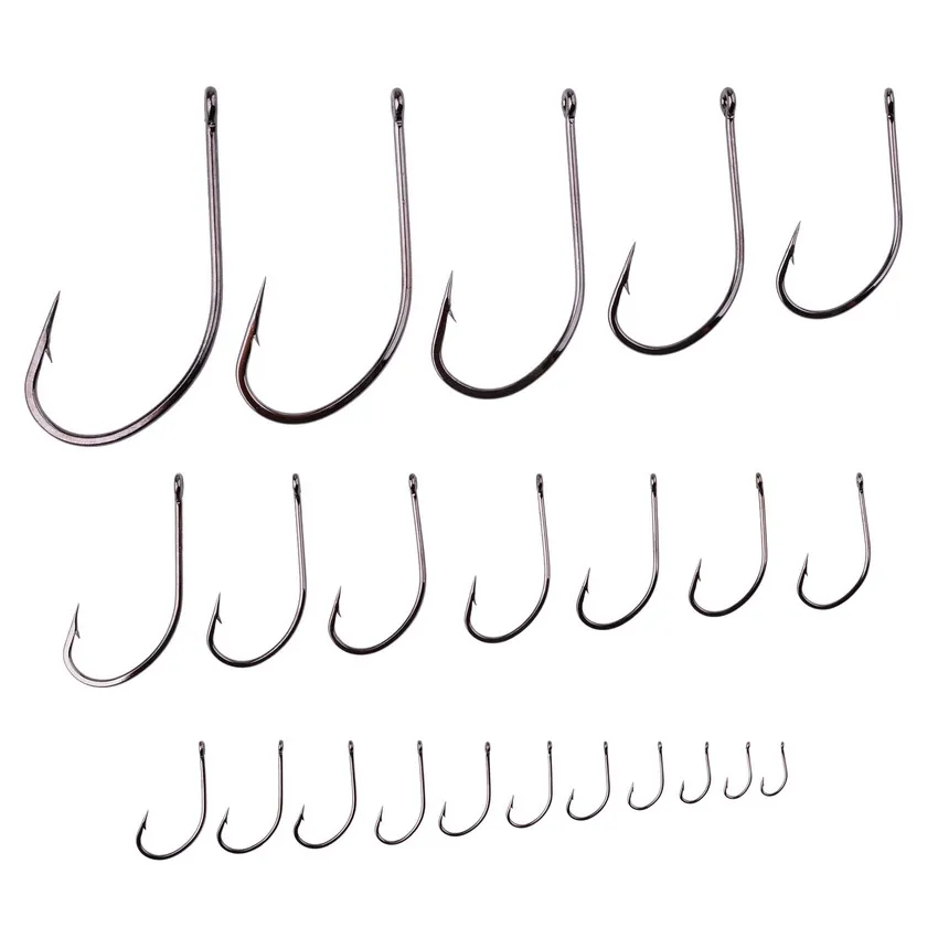 10PcS/Box Sea Big Hooks 18#-30# High Carbon Steel Fishing Hooks Fly Jig Hook Carp Fishing Hook Saltwater Jig Lure Sea Fishhook