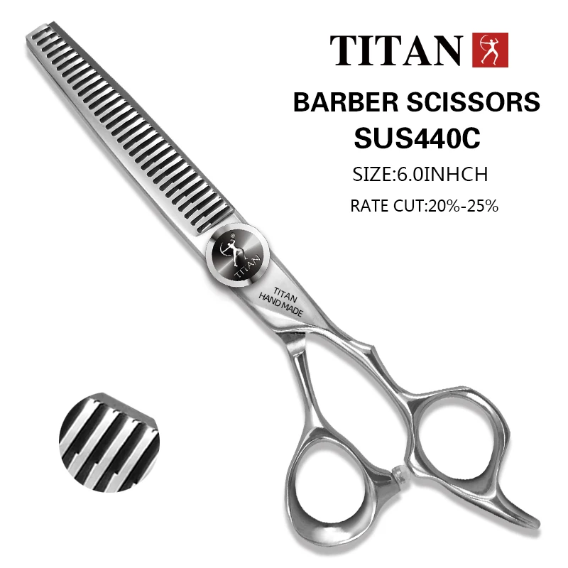 Titan 6 Inch Thinning Cut Style Tool Stainless Steel Hair Scissors Salon Hairdressing Scissors ножницы парикмахерские
