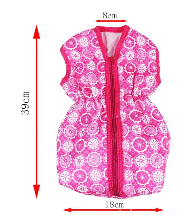 Doll Outgoing Carrier Bag Wear For 43cm Born Baby Doll 17 Inch Babies Doll Accessories