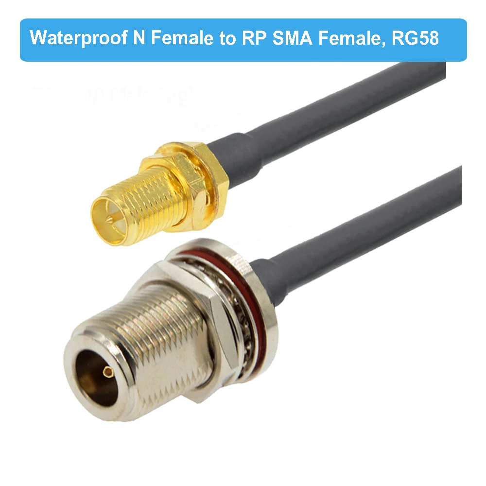 1PCS N to SMA RG58 Cable N Male Female to SMA/ RP-SMA Male RF Coax RG-58 Pigtail 3G 4G 5G LTE Antenna Extension Jumper 10CM~30M