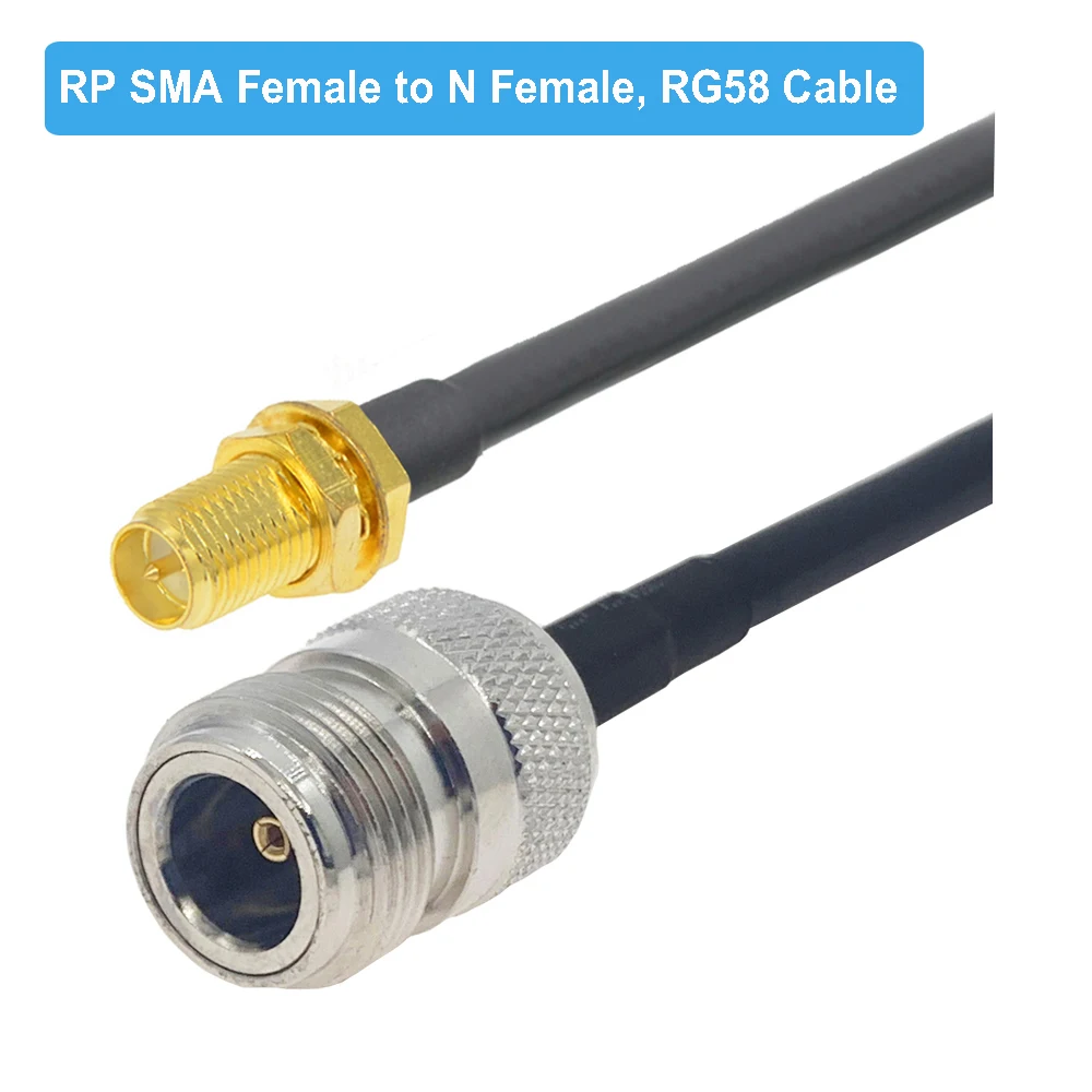 1PCS N to SMA RG58 Cable N Male Female to SMA/ RP-SMA Male RF Coax RG-58 Pigtail 3G 4G 5G LTE Antenna Extension Jumper 10CM~30M