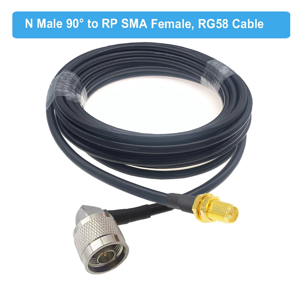1PCS N to SMA RG58 Cable N Male Female to SMA/ RP-SMA Male RF Coax RG-58 Pigtail 3G 4G 5G LTE Antenna Extension Jumper 10CM~30M