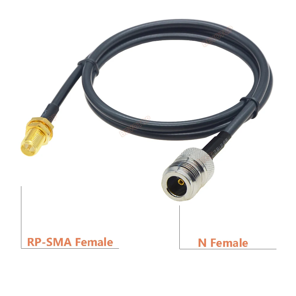 1PCS N to SMA RG58 Cable N Male Female to SMA/ RP-SMA Male RF Coax RG-58 Pigtail 3G 4G 5G LTE Antenna Extension Jumper 10CM~30M
