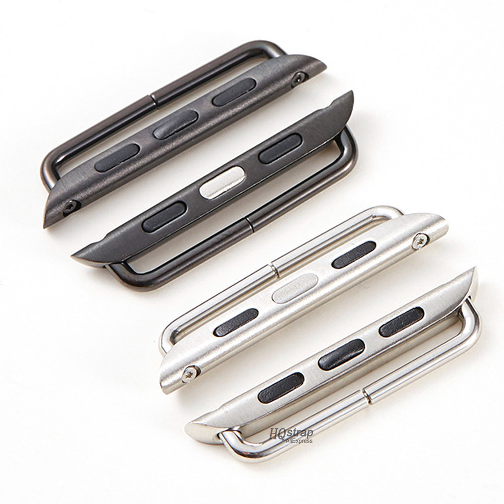 Connector Adapter for Apple Watch Series 6 40mm 49mm Band Connectors for Apple Watch 44mm 45/41mm Stainless Steel 8 7 SE 5 4 3 9