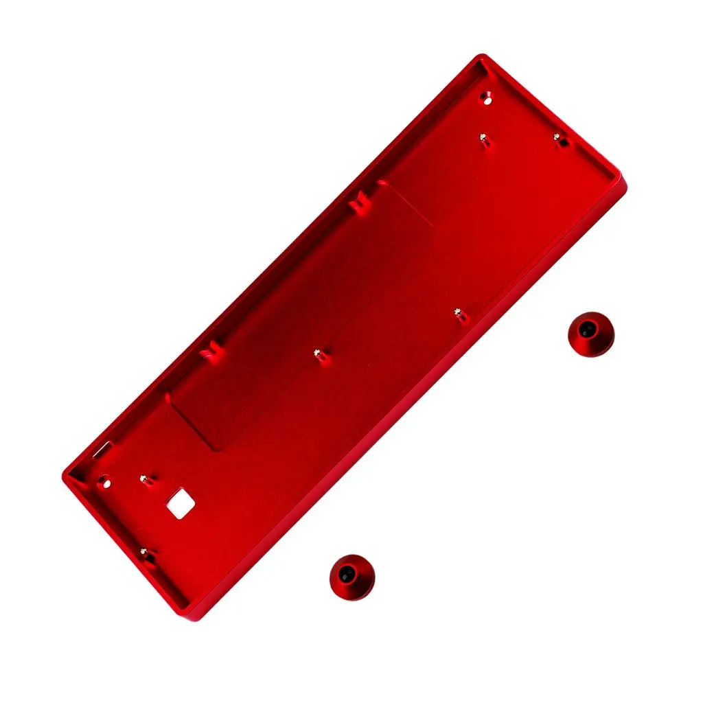 60- 61 64 Minila GH60 Anodizing CNC Alu Case For 60- Mechanical Keyboard Compatible 60 DZ60 Poker GK61 GK64 Pok3r GK64X GK61X