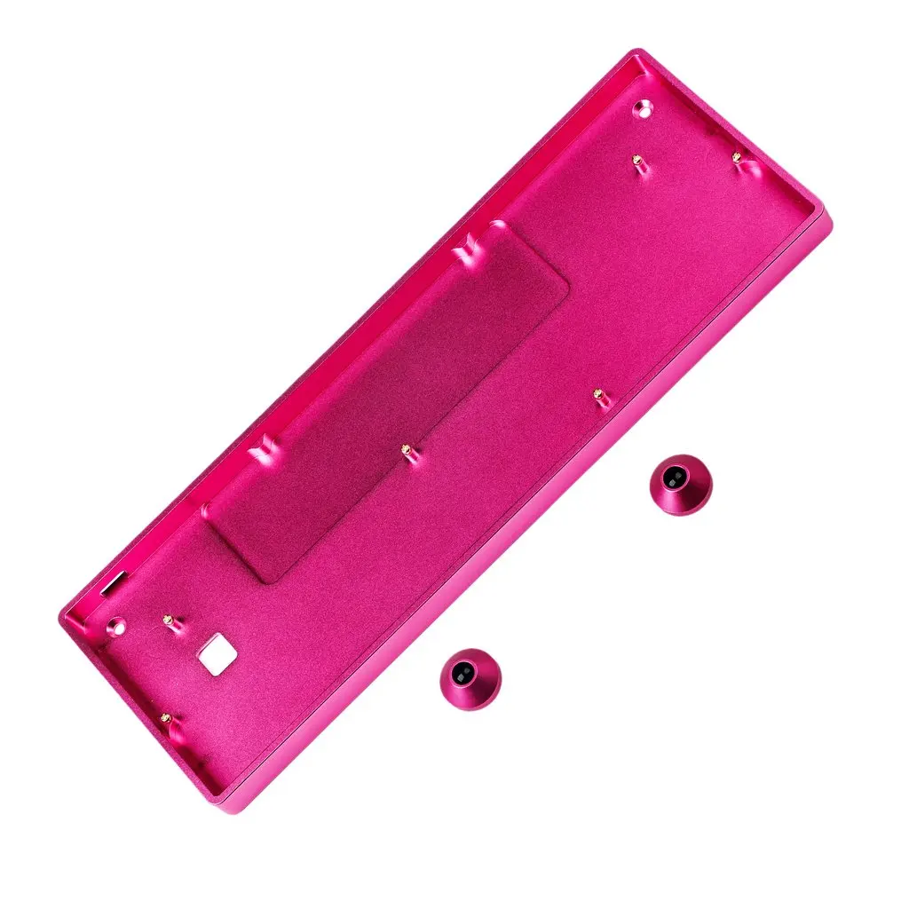 60- 61 64 Minila GH60 Anodizing CNC Alu Case For 60- Mechanical Keyboard Compatible 60 DZ60 Poker GK61 GK64 Pok3r GK64X GK61X