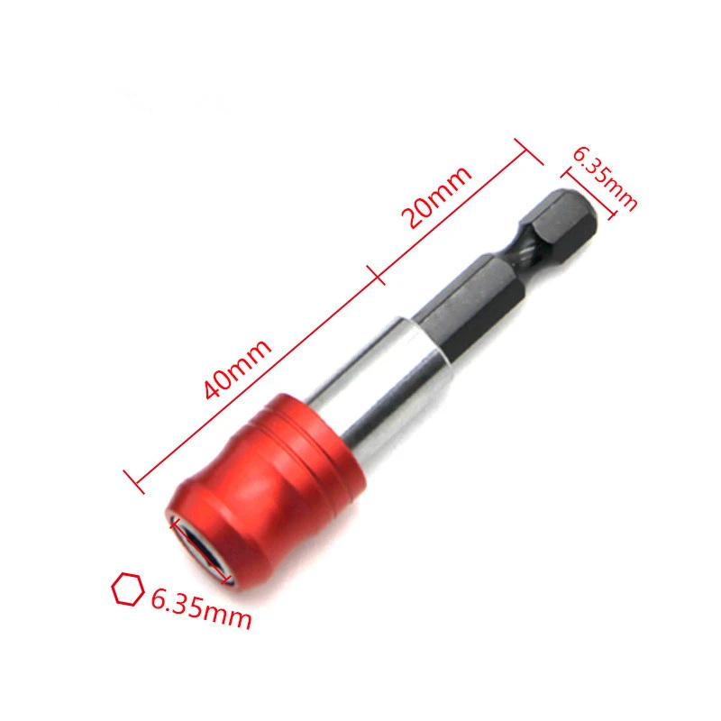 60mm/100mm/150mm Quick Release Locking Socket Extension Bar Rod Set Kits 1/4 Inch Hex Shank Holder Drill Bits