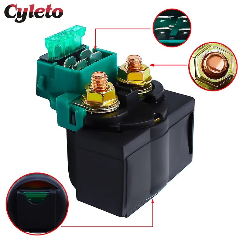 Motorcycle Starter Solenoid Relay for Honda CH150 CRF150 CRF230 NX250 NX650 VTR250 CBR400RR CBR600 CBR1000 CBX1000 CMX450 GB500