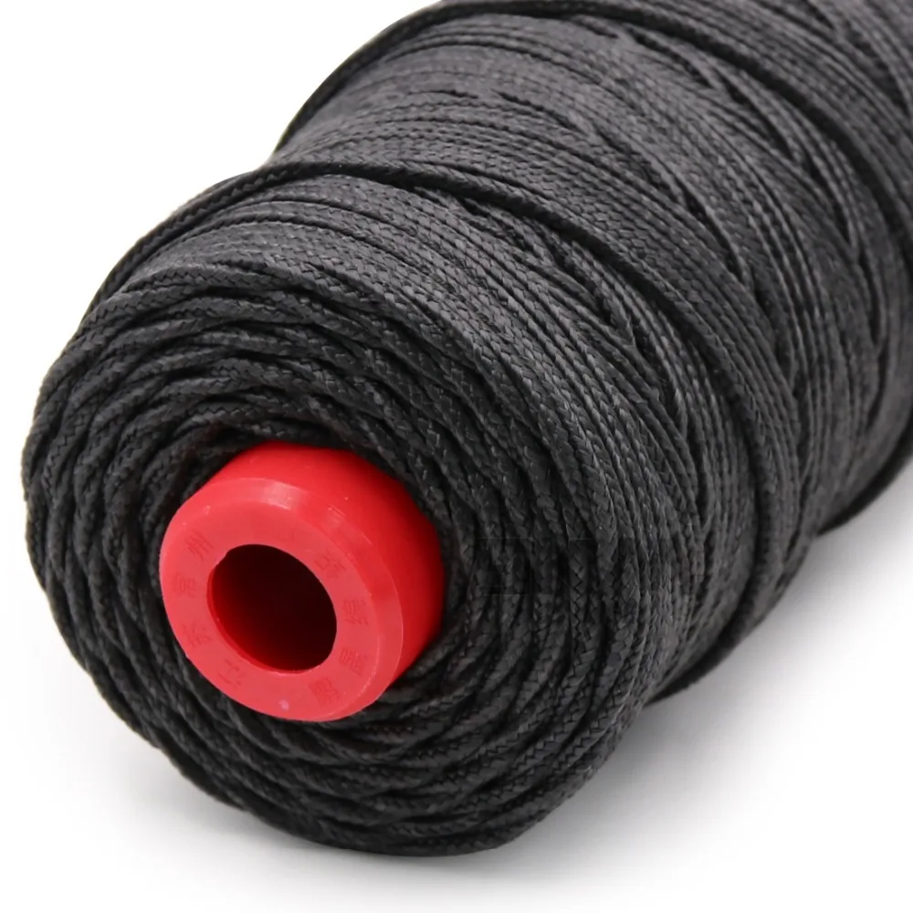 Braided Kevlar Line Black 50-1500 Lbs Fishing Assist Rope High Strength Kite Flying Line Outdoor Camping Hiking Refractory Rope
