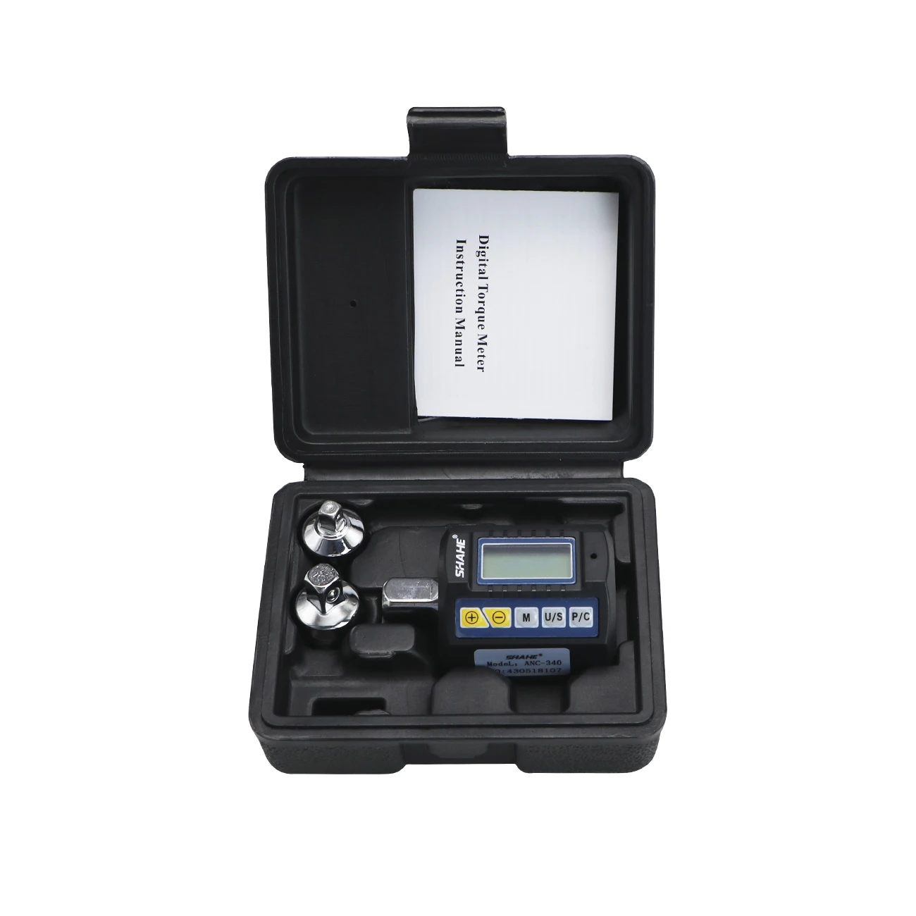 SHAHE High Precision Mini Torque Adapter Square Drive 1/2''1/4'' 3/8'' Digital Torque Wrench Electronic Digital Torque Meter