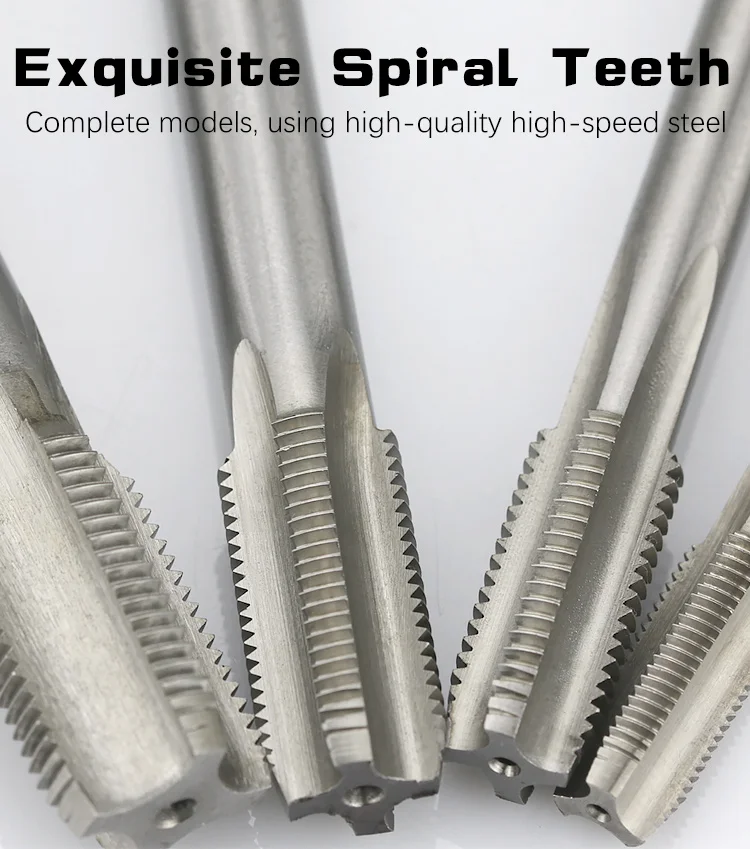 1/5/10 PCS HSS Machine Straight Groove Taps M10x1/M12X1.5/M14x1/M16x1.5/M18x1.25/M20x1.5 HSS Fine Thread Tap Tool
