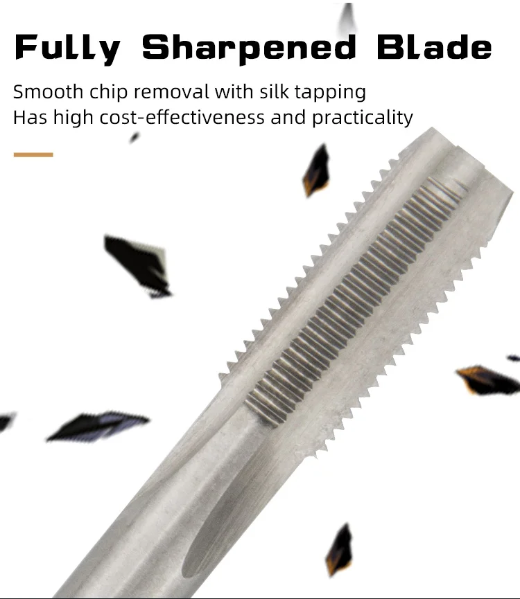 1/5/10 PCS HSS Machine Straight Groove Taps M10x1/M12X1.5/M14x1/M16x1.5/M18x1.25/M20x1.5 HSS Fine Thread Tap Tool