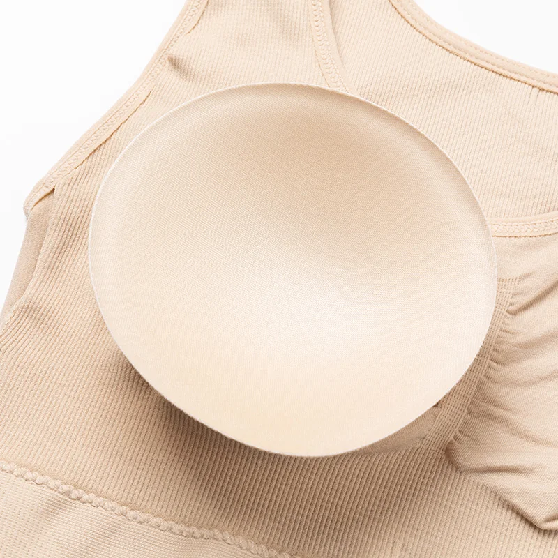 Women Cami Shaper with Built in Bra Tummy Control Camisole Tank Top Underskirts Shapewear Slimming Body Shaper Compression Vest