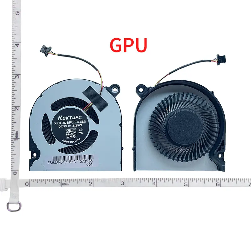 5V GPU CPU Cooling Fan For Acer Nitro 5 AN515-43 AN515-54 AN517-51 Nitro 7 AN715-51 N18C3 Aspire A715-74G A715-75G -55XU N19C5