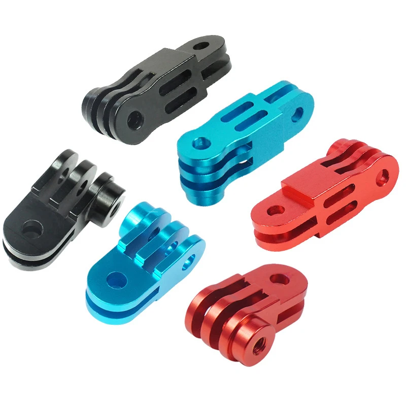 For Gopro Accessories Aluminium Long & Short Adjust CNC Arm Straight Joints 3 Way Mount For Go Pro Hero 13 12 DJI OSMO Action