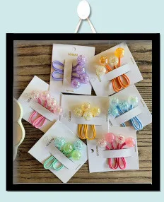 2PCS Cute Ballet Shoes Dancing Clothes Princess Headwear Kids Elastic Hair Bands Children Ropes Girls Accessories Baby Headdress