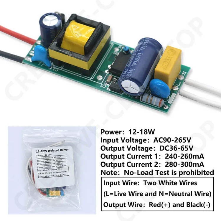 LED Driver 300mA 8-12W 1-3W 5W 4-7W 12W 18-25W 25-36W LED Power Supply Unit Lighting Transformers For Driver LED Strip Light DIY