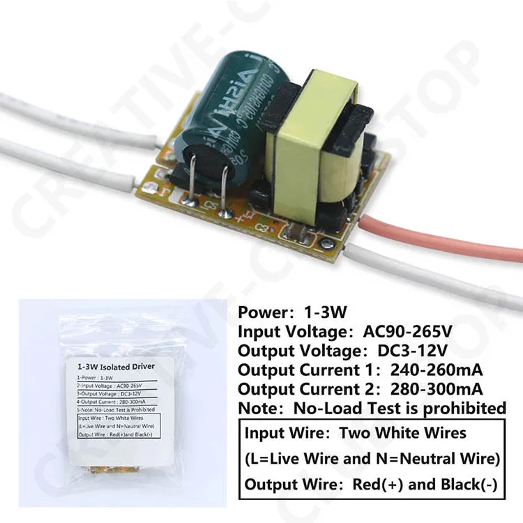LED Driver 300mA 8-12W 1-3W 5W 4-7W 12W 18-25W 25-36W LED Power Supply Unit Lighting Transformers For Driver LED Strip Light DIY