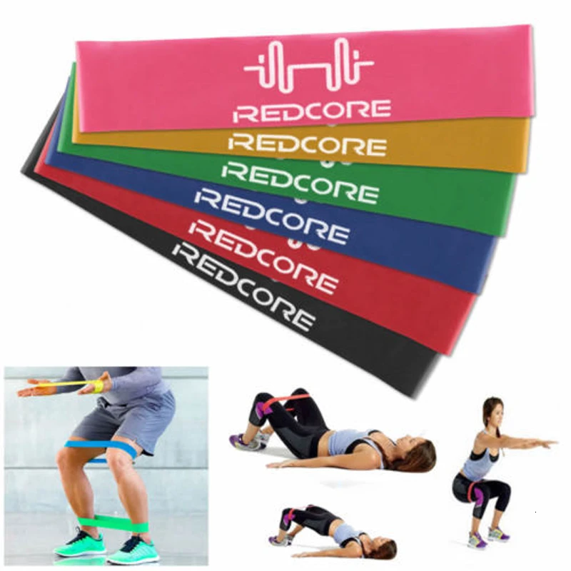 Mini Loop Resistance Bands Natural Latex Workout Band Loops Stretch Exercise Bands for Women Men Strength Training Therapy Home