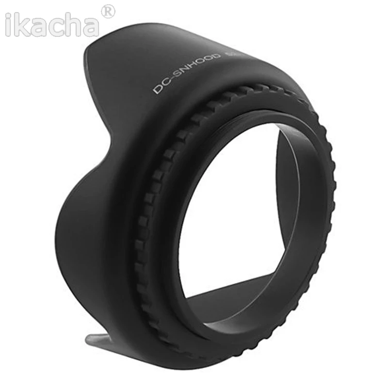 Universal Petal Lens Hood 49mm 52mm 58mm 55mm 62mm 67mm 72mm 77mm 82mm Screw-in Tulip Flower Filter Thread Camera