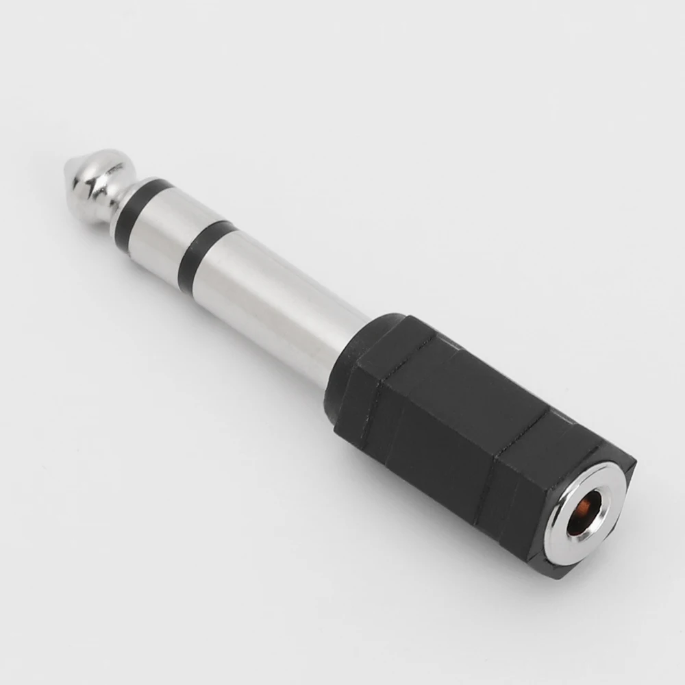 1PC 3.5mm Jack to 6.35mm Earphone Cable Adapter Audio Splitter Converter Headphone Plug Adapter Microphone Jack Audio Cable