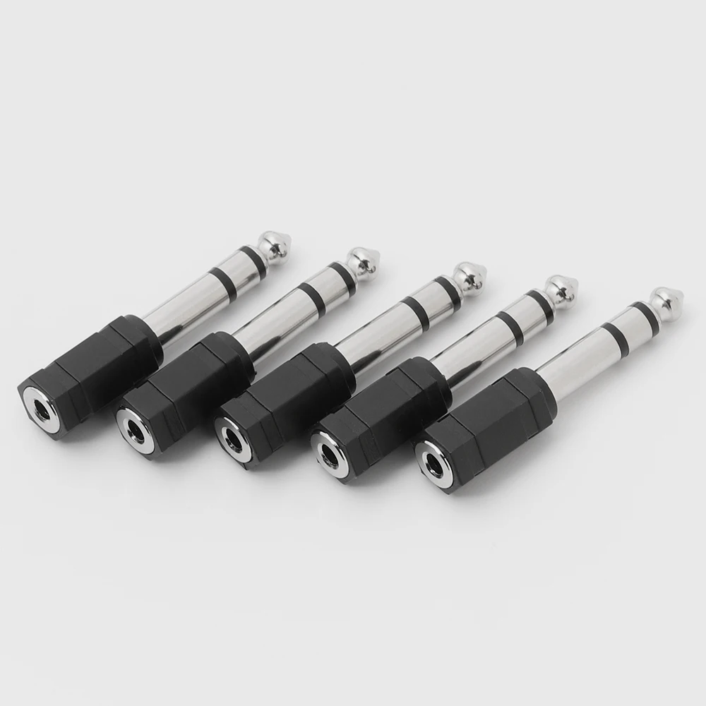 1PC 3.5mm Jack to 6.35mm Earphone Cable Adapter Audio Splitter Converter Headphone Plug Adapter Microphone Jack Audio Cable