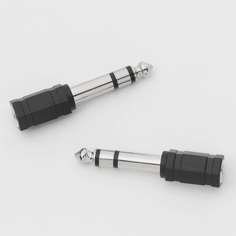 1PC 3.5mm Jack to 6.35mm Earphone Cable Adapter Audio Splitter Converter Headphone Plug Adapter Microphone Jack Audio Cable